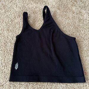FP Movement by Free People Black Crop Top